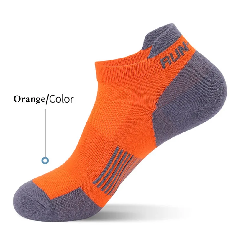 Professional Running Socks Men Outdoor Sport Thin Breathable Quick Dry Moisture Wicking Fitness Low Cut Short Socks