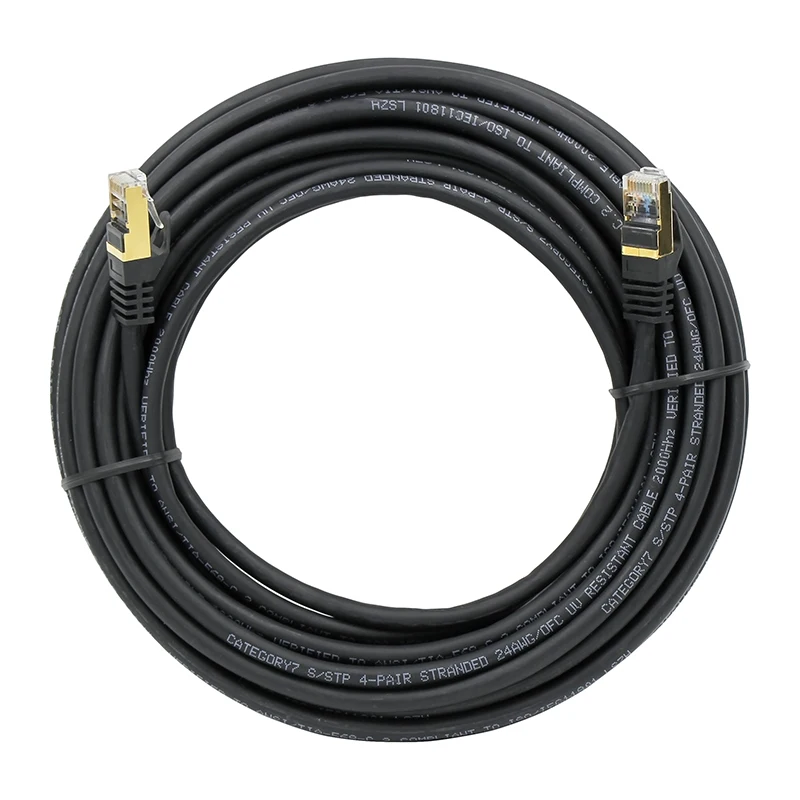 15M Cat7 Ethernet RJ45 przewód Lan STP kabel sieciowy kabel sieciowy do komputera Router Laptop sieci LAN