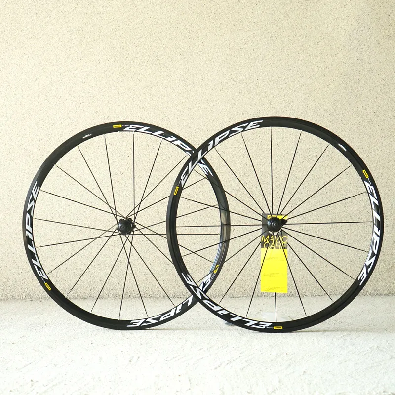 Ellipse 700c Fixed Gear Bike Wheelset Aluminium Racing Single Speed Bicycles Track Wheel High Strength 20H Flat Spokes Bike Part