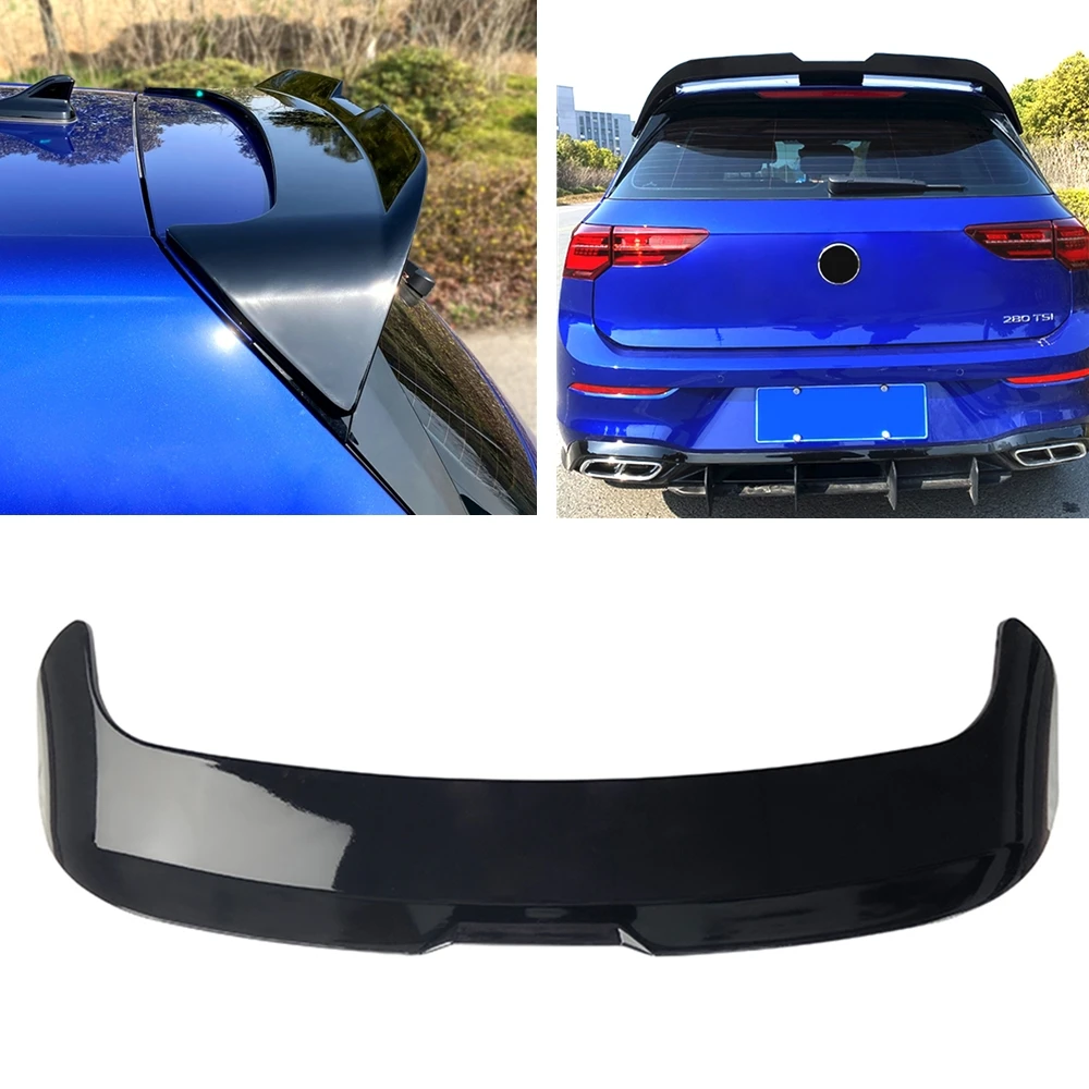 

Rear Spoiler Wing For Volkswagen Golf VW Golf8 MK8 Standard 2020-2022 2TH Glossy Black Tail Gate Trunk Window Trim Splitter Lip