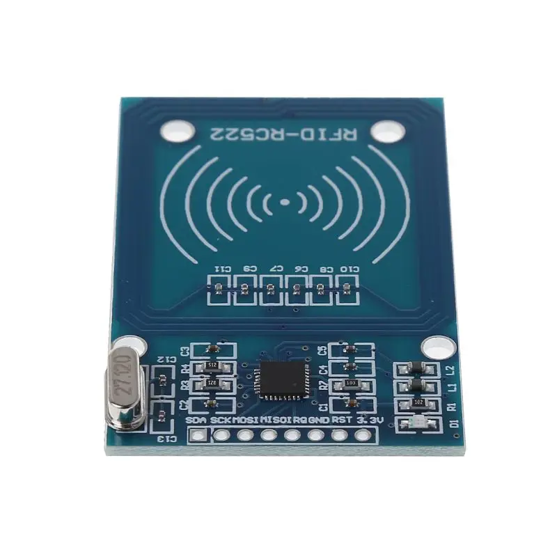 Kit RFID RC522 lettore Chip Card NFC Reader Sensor Module portachiavi