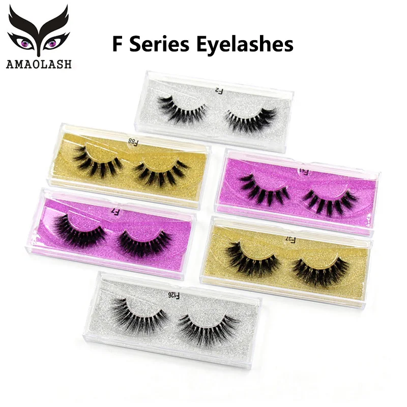 AMAOLASH Mink Eyelashes Invisible Band 3D Mink Lashes Natural Long False Eyelashes Transparent Band Strip Lashes Make Up