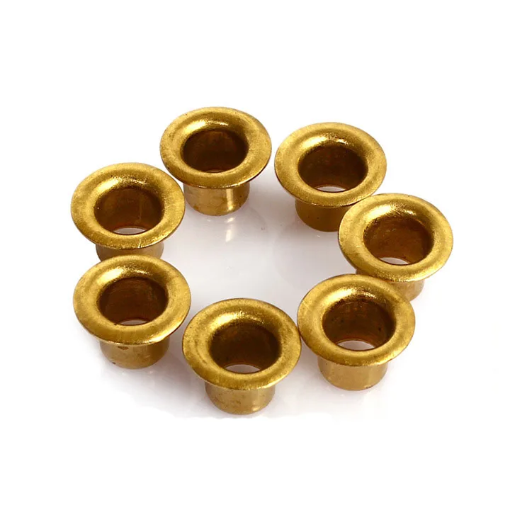 100 PCS Brass Metal Eyelets Hollow Rivet Nut Copper Through Hole Rivet Grommets Gb876 M0.9 M1.3 1.5 2 2.3 2.5 3 3.5 4 5 6mm