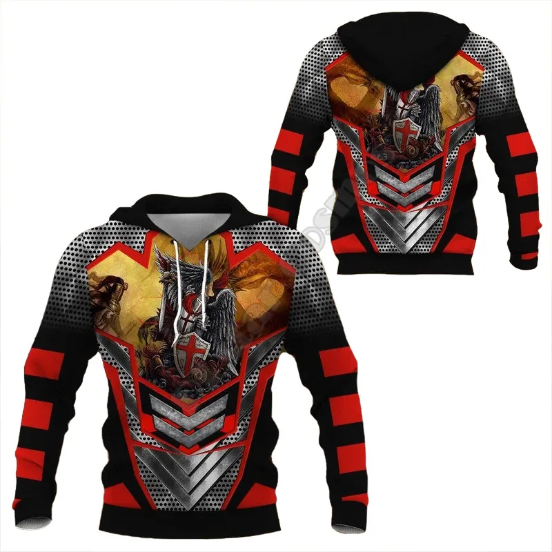 Knight Templar hoodie 3D Printed Hoodies Fashion Pullover Men For Women Sweatshirts Sweater Cosplay Costumes 01