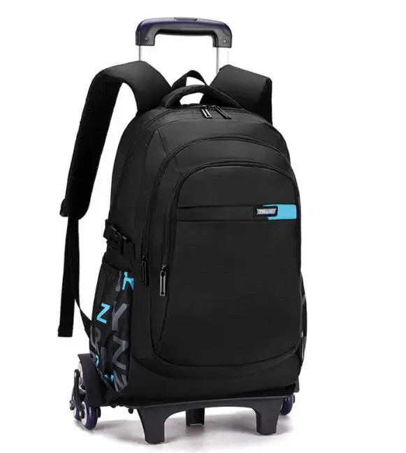 ZIRANYU School Trolley Bag com rodas, mochilas de rolamento, sacos para meninos, crianças viajam saco de rodas