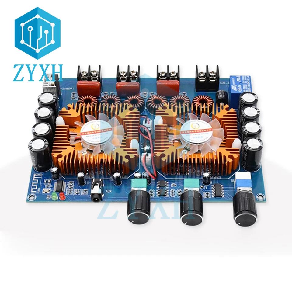 Original XH-A128 TDA7498ETR Bluetooth 5.0 Digital Power Amplifier Board 160W*2+220W Subwoofer Stereo Audio AMP Home Theater