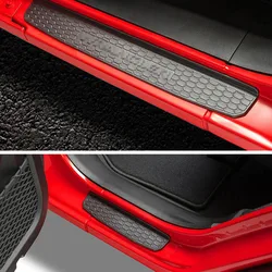 Car Door Sill Guard Plate Threshold Protector Running Entry Board Pedal Cover For Jeep Wrangler JL 2018-2023 Accessories