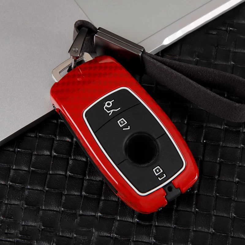 Zinc alloy+Silicone Car Key Cover Case Shell for Mercedes Benz 2017 2018 2019 E Serials E300 E200 E220 Maybach S320L S450 S350