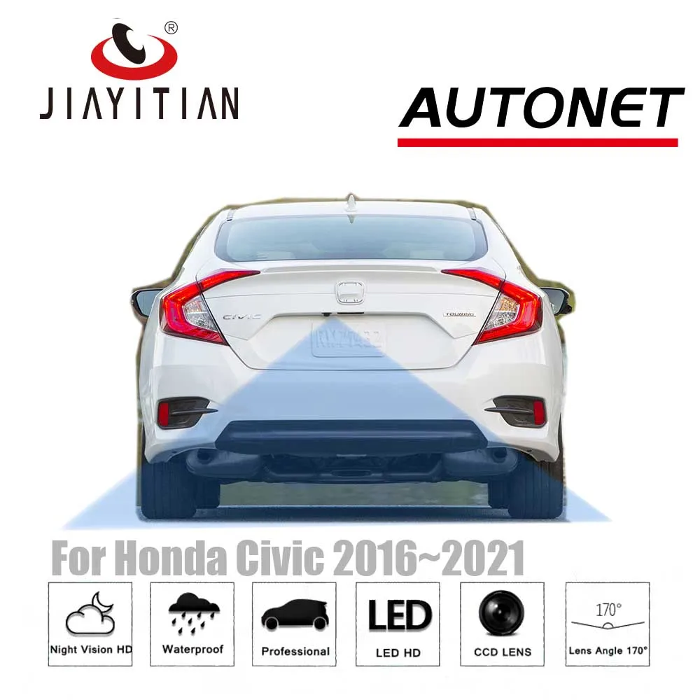 JIAYITIAN factory hole camera For Honda Civic 2016 2017 2018 2019 2020 2021 2022/CCD/Night Vision/Backup Reverse parking camera