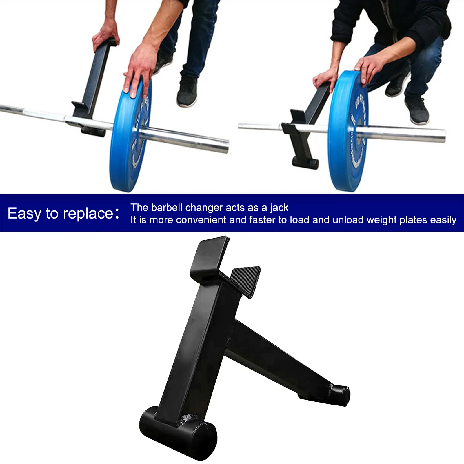 Deadlifting Unload Barbell Jack For Loading & Unloading Weight Plates Weight Lifting Fitness Gym Equipment Accessories