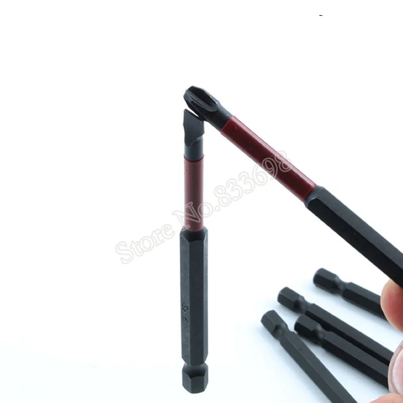 Один шт. Anti Sli PH2 Bit 1/4 дюйма, шестигранный хвостовик, стандартное длинное расстояние, шлицевая головка Phillips, электроинструменты