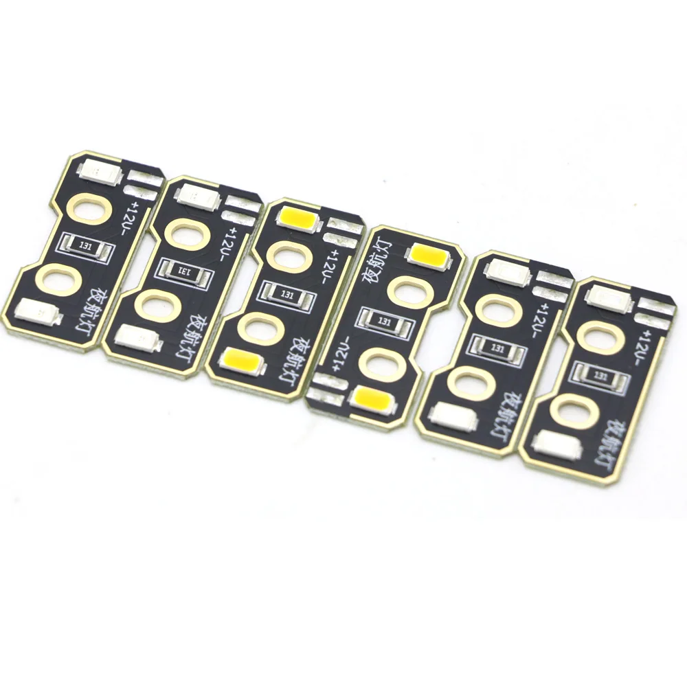 4pcs 12V LED Night Navigation Light High Power Light Rack LED Board with Cable for FPV Quadcopter F330 F450 F550 RC Drone