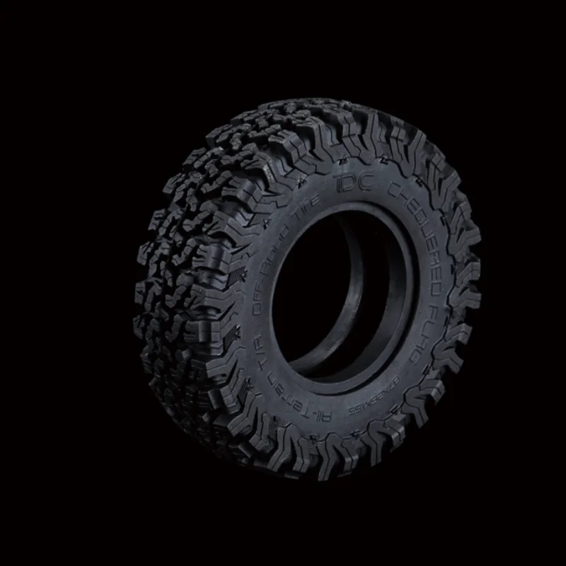 DJ 1/10 1.5 inch 87mm RC Crawler All-Terrain Tires Off-Road Rubber Rocks Tyres For Bronco Defender Axial SCX10III RC4WD Car Part