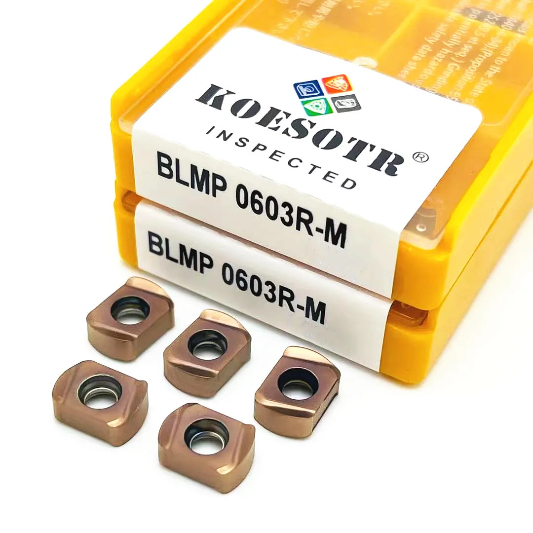 A insertar BLMP0603R BLMP0904R M de Metal 100% Original carburo torneado inserción CNC fresadora cortador de BLMP 0603R piezas de torno herramienta