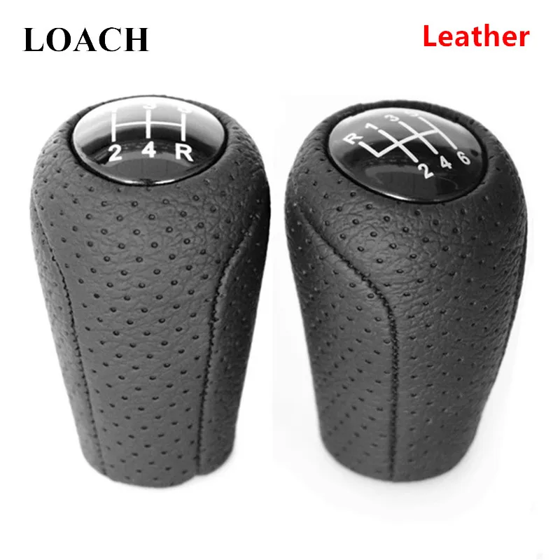 Leather Hole 5 6 Speed MT Gear Shift Knob for MAZDA 3 BK BL 5 CR CW 6 II GH CX-7 ER MX-5 NC III 23 Shifter Lever Arm Headball