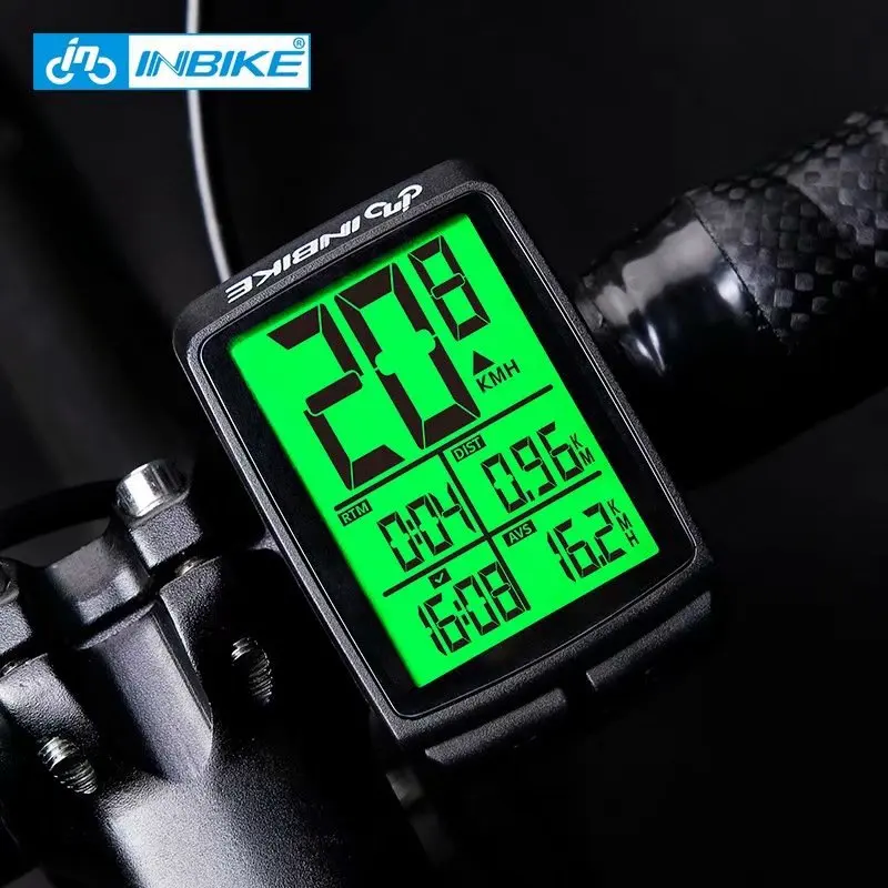 2024 Wireless Bicycle Odometer Powermeter Cycling Bike Power Meter Electronic Speedometer Account Km Speed For Mountain Computer