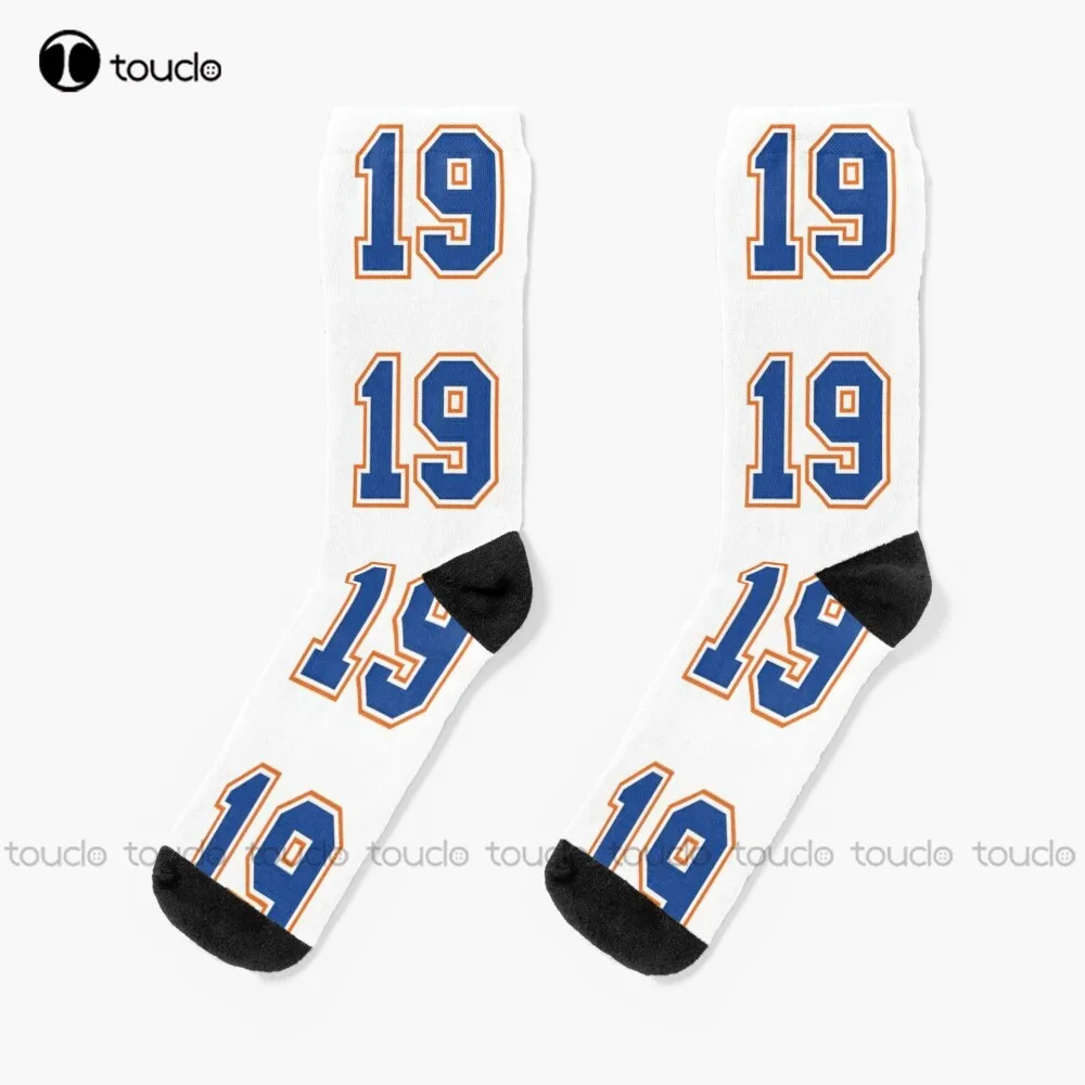 Nineteen Jersey Number Sports 19 Socks Personalized Socks Christmas Gift Unisex Adult Teen Youth Socks Custom 360° Digital Print