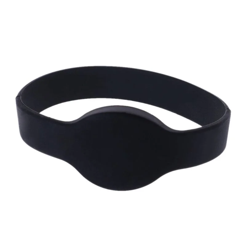 5PCS Access Control Tag 13.56Mhz Read-Only Time Attendance 1K S50 NFC Smart Chip IC Card Bracelet Keychain RFID Wristband