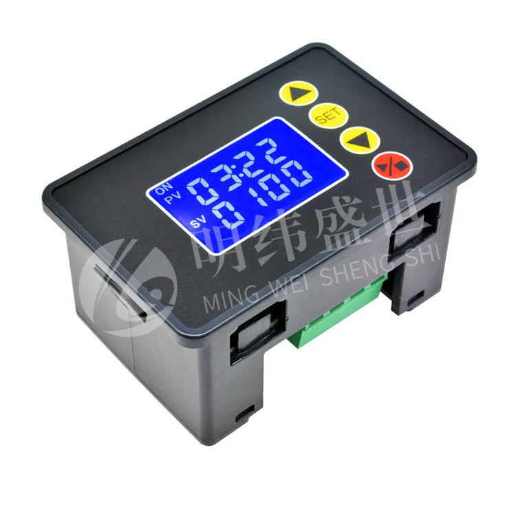 LCD digital display time relay four position recyclable controller microcomputer time delay relay