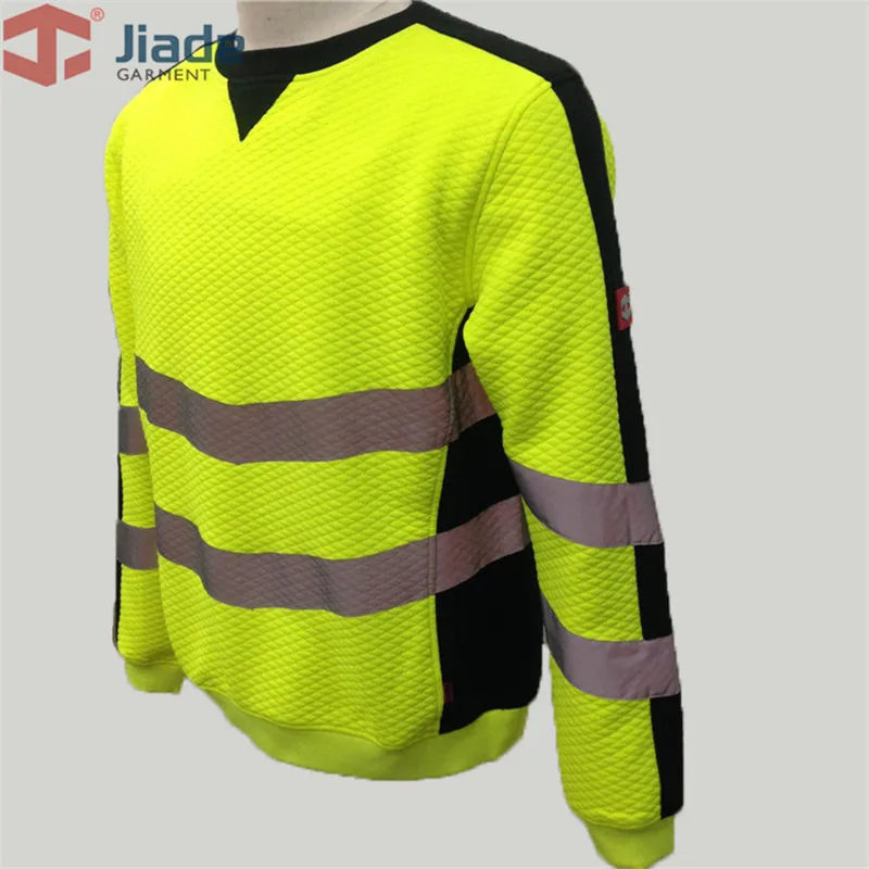 

Adult High Visibility Warm pullover Sweater Men's Work Reflective Hoodie EN471 ANSI Hoody free shipping