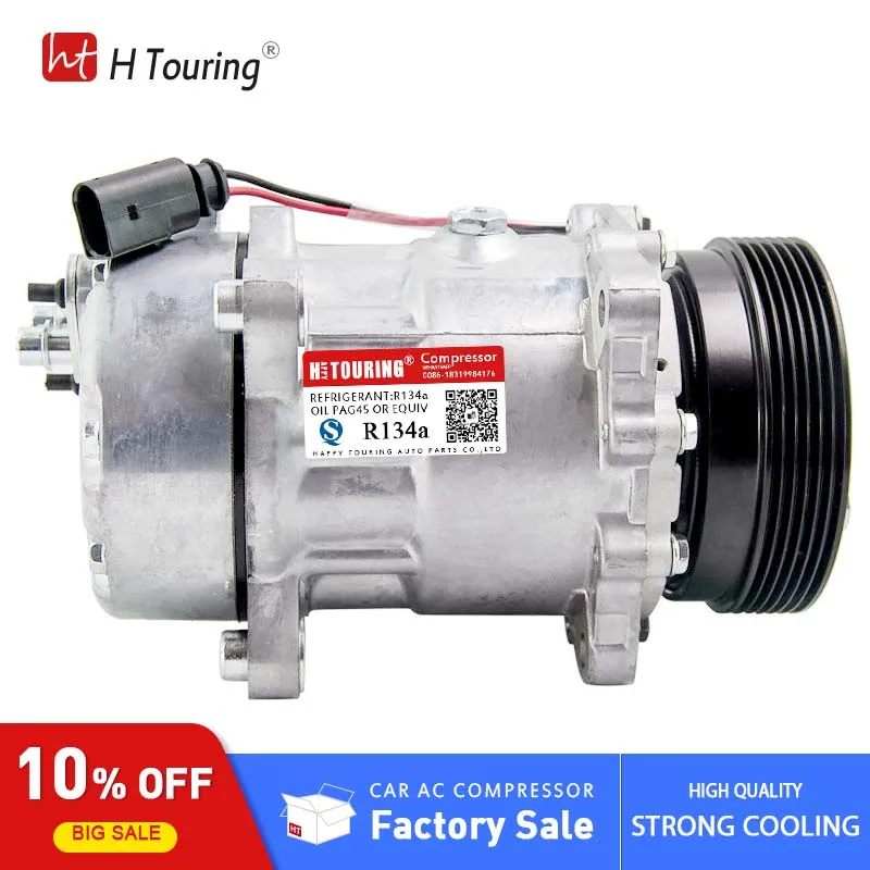 

SD7V16 Car Air conditioning compressor for Volkswagen Golf Mk4 1997-2003 1J0820803K 1J0820803N 1J0820803F 1J0820803E 1J0820803L