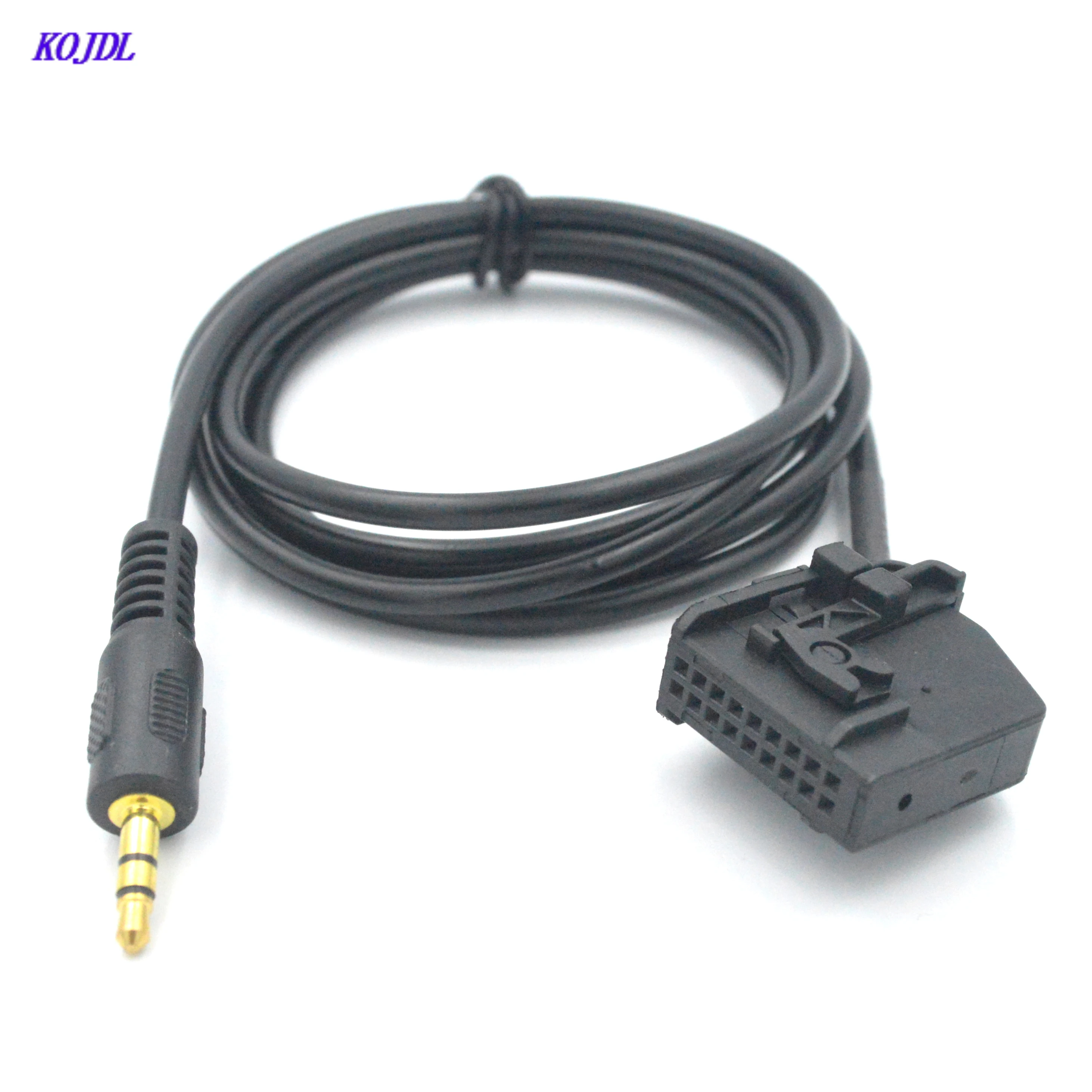 Car Audio 3.5MM AUX Cable Male JACK Adapter AUX-IN Cable 18 Pin Connector For Mercedes Benz A C CLK G M SL SLK SERIES NEW KOJDL