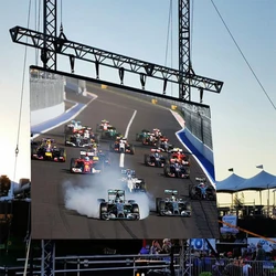 P3.91mm led screen outdoor high brightness 500x1000mm size matrix wall panel GRB full color led sign made in Shenzhen