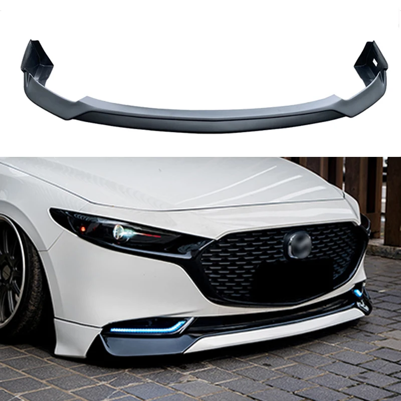 

PP Body Kit For Mazda 3 2020 Yofer Style Plastic Front Lip Side Skirt Rear Diffuser Bodykit Trim ABS Racing Part Plastic Cover