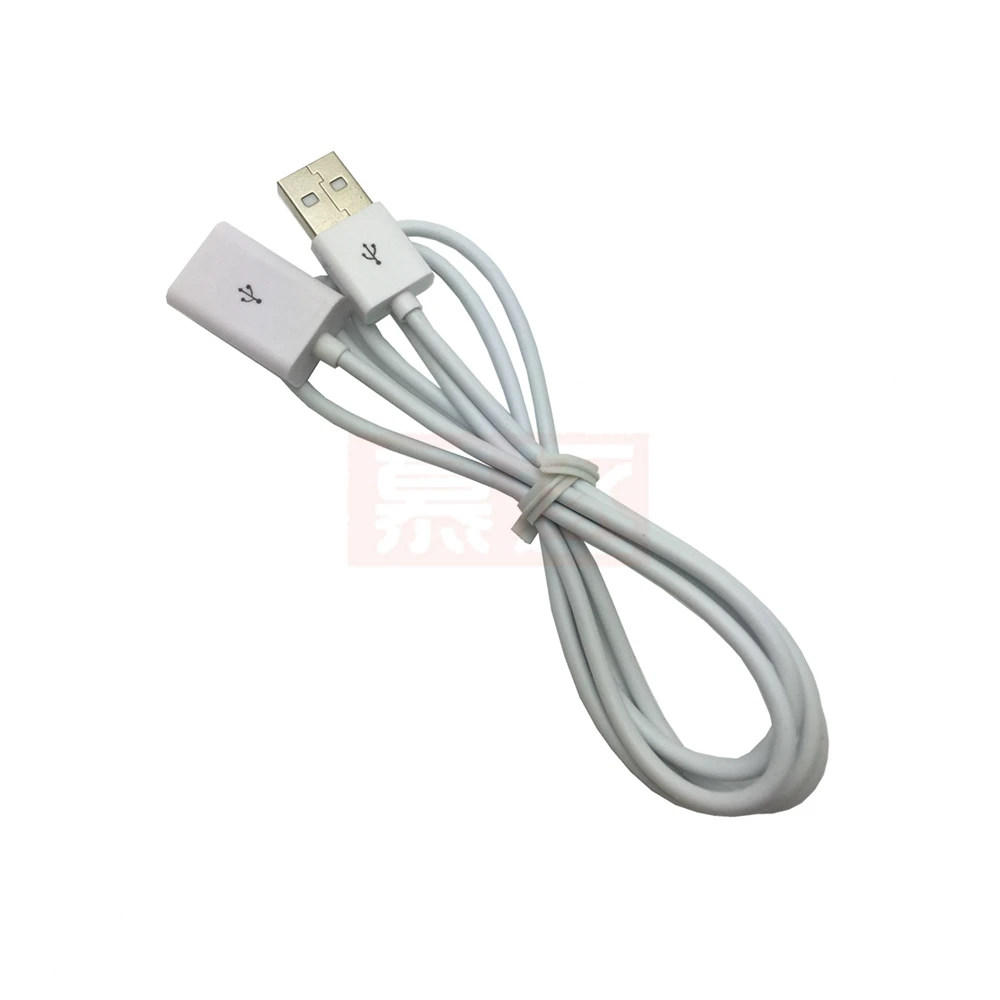 New Arrival biały pcv Metal USB 2.0 rozszerzenie męskie i żeńskie kabel Adapter przewód 1m 3Ft 6TY