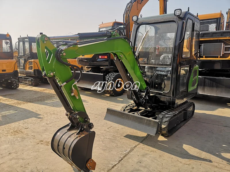 New 1.8Ton Digger Crawler Excavator Farm Works Chinese  Construction Machine