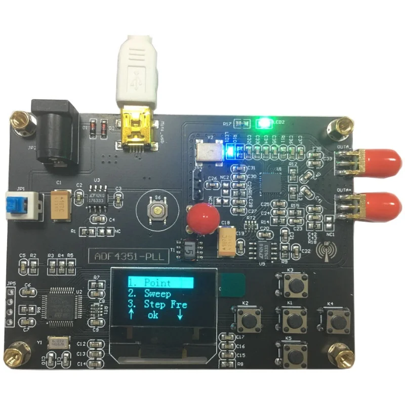 Generador de señal RF fuente de generador de señal RF 35MHZ ~ 4400MHz OLED