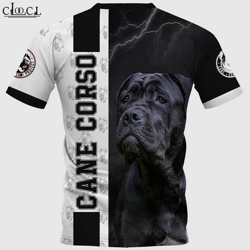 CLOOCL 2021 Newest Popular Cane Corso T Shirt Summer Men Women 3D Print Hip Hop Tops Round Neck T-shirt Pullover Drop Shipping