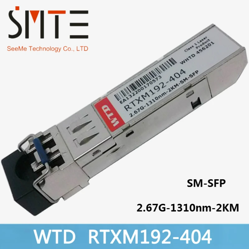 

WTD RTXM192-404 2.67G-1310nm-2KM-SM-SFP 34060327 fiber optical transceiver