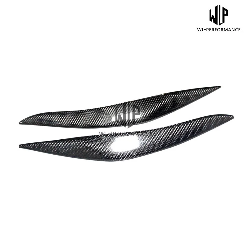 F10 F18 Carbon Fiber Headlight Brows Car Styling for Bmw 5 Series F10 F18 Car Body Kit 520i 525i 530i 535i 1-17