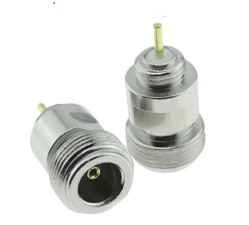 5pcs N Female Jack RF Coax Adapter Convertor Solder Post Straight Amplifier Special Connector Nickelplated for Booster  adaptor