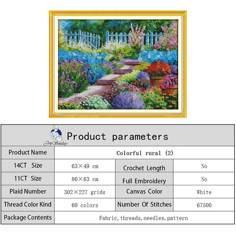 Bela Pintura Pastoral Paisagem, Ponto Cruz Kit, Aida14ct 11ct, lona de impressão, Costura Bordado, Bordado