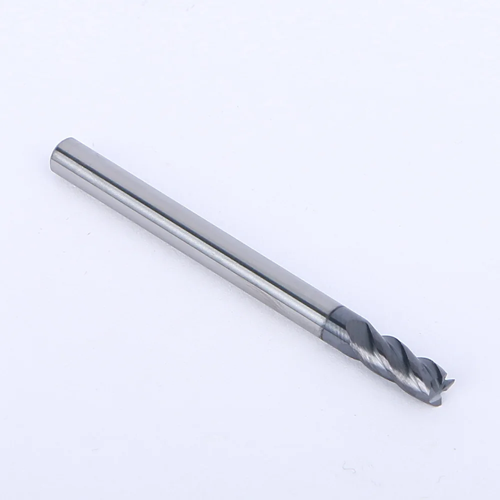 Alloy Carbide Cutter router bit  End Mill 4 Flute 1mm 2mm 3mm 4mm 5mm 6mm Milling tools CNC Lathe Milling For Steel Metal Cutt