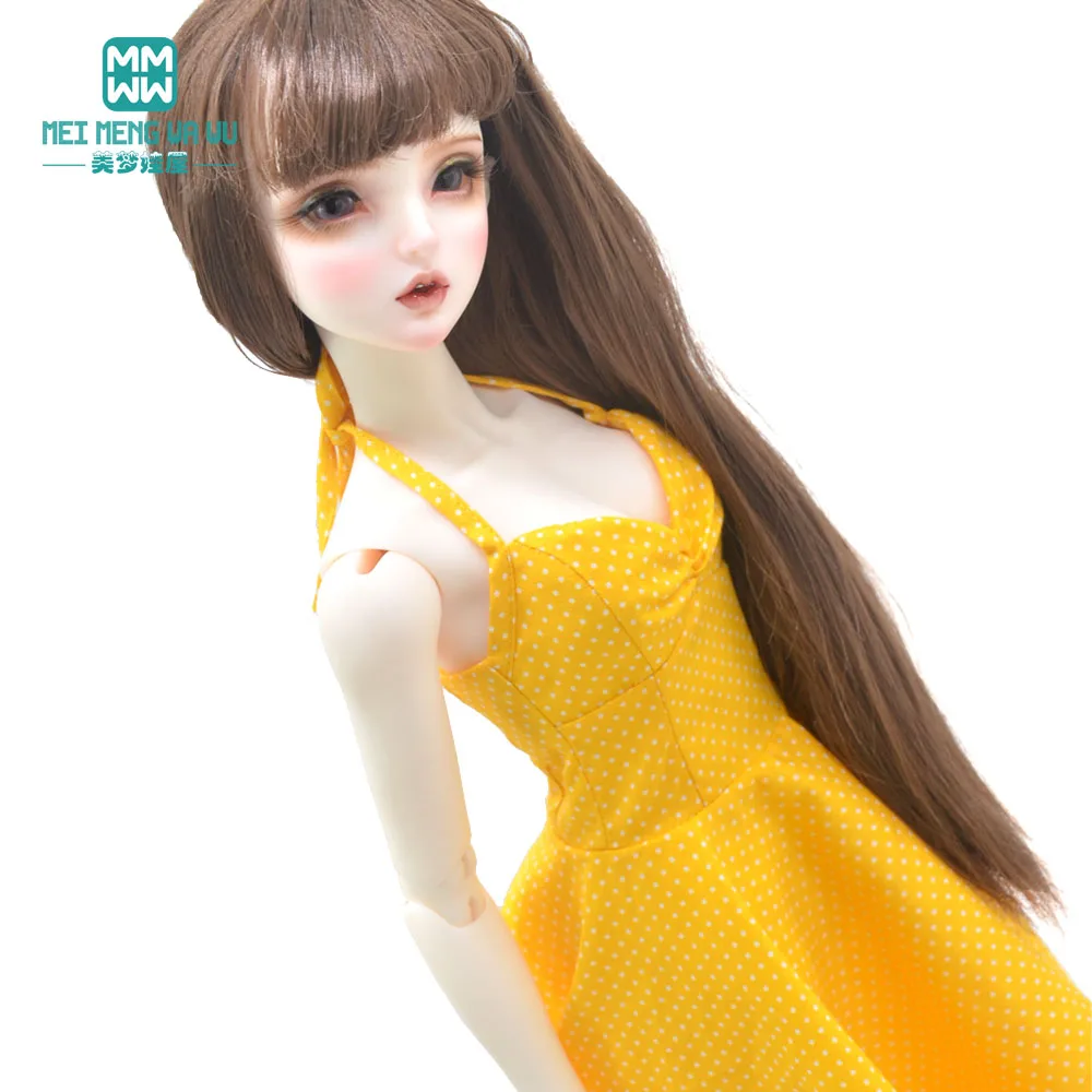 BJD Doll clothes 58-60CM 1/3 DD SD Dolls Toys Ball Jointed Doll Fashion suspender skirt polka dot