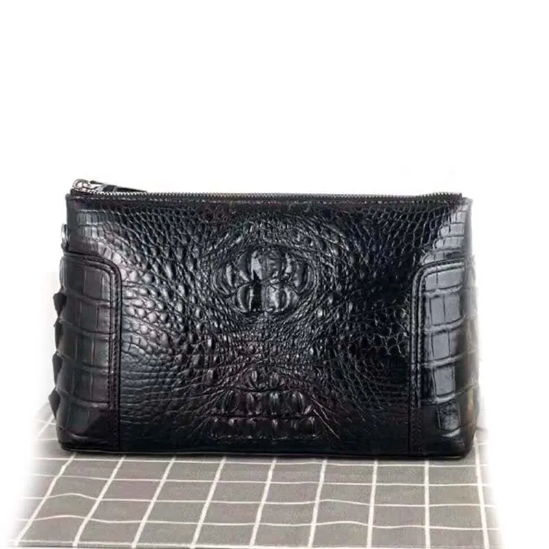 

xinepiju new arrival men clutch bag men crocodile leather men bag