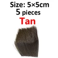 5 Piezas Color Bronceado