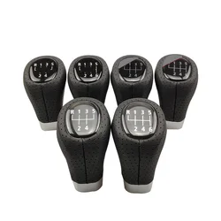 Car Gear Shift Knob For BMW 1 3 Series E39 E46 E60 E62 E81 E82 E87 E88 E90 E91 E92 E93 Leather 5 6 Speed Shifter Lever Stick