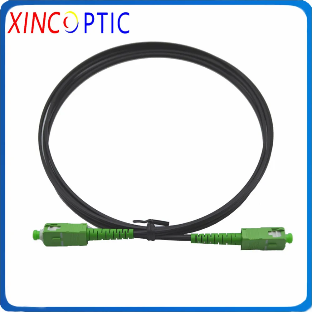 

SM,1Cores,G657A1 Fiber,two steel wires,LSZH Jacket,GJXH Drop Fiber Optic Patch Cord,50M,SC/APC-SC/APC FTTH Fiber Patch Jumper