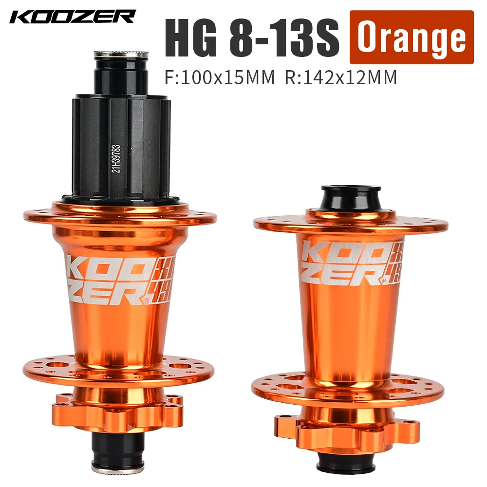 Koozer-自転車ハブxm490,ステンレス鋼アクスル付き,32穴,6ボルト,72