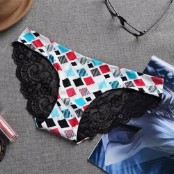 2017 Lace Women Sexy Panties Low Waist Hollow Transparent Panties Underwear Seamless G String Thongs 1pcs/lot  dzk04