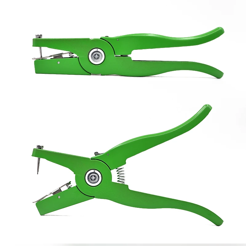 1 sztuk kolczyk identyfikacyjny szczypce bydło krowa owca bydło królik identyfikacja narzędzie z 5 sztuk kolczyk identyfikacyjny gwoździe szczypce akcesoria