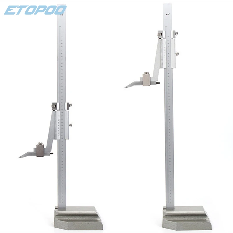 altura vernier pincas 0200 mm 0300 mm vernier altura calibre com suporte medida ferramentas regua aco inoxidavel 01