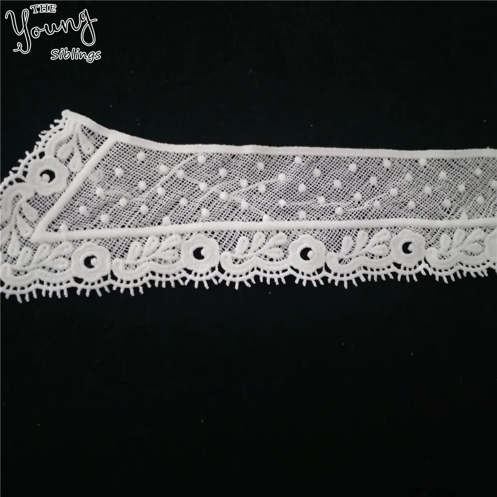 New arrive Sewing Lace Applique Neckline Exquisite Decoration DIY Trim Embroidery Dress Accessories Lace Collar Craft supplies