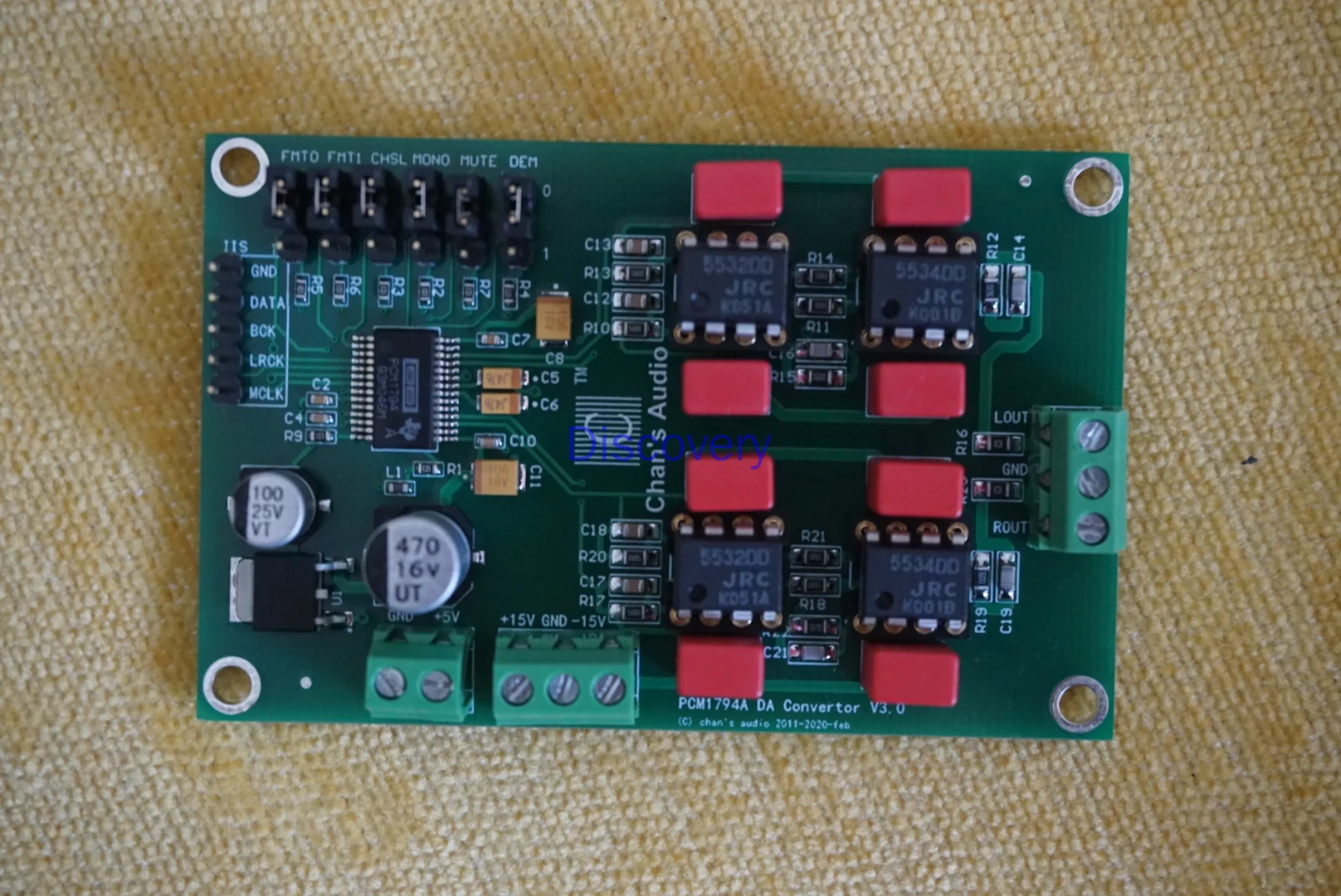 

PCM1794 DAC Decoding Support 24BIT 192KHZ