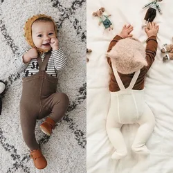 Baby Tights Autumn Winter Infant Boy and Girls Keep Warm Tight With Strap Toddler Lovely Bottoms