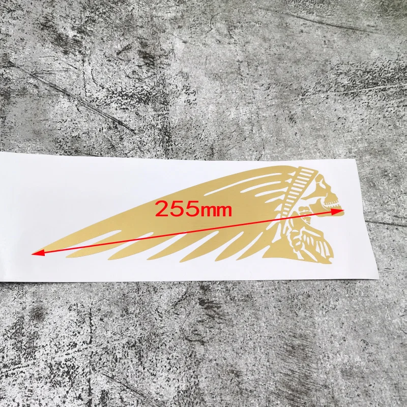 Motorcycle Gas Fuel Oil Tank Skull Decal Sticker For Indian Challenger  Chief Dakota Roadmaster Roadster Springfield FTR
